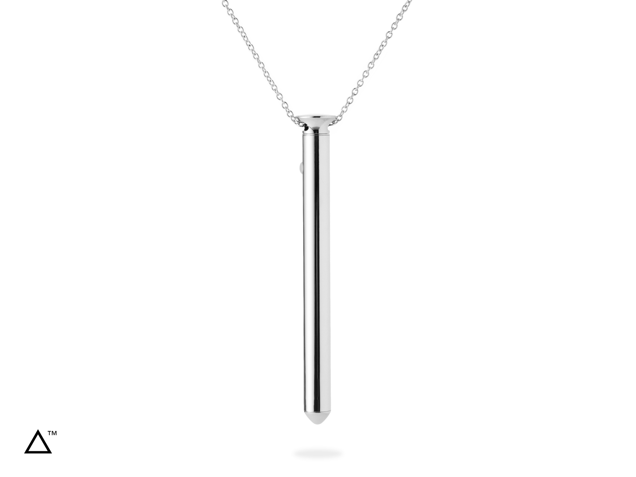 Crave Vesper, pendentif collier vibrant en acier chirurgical brossé